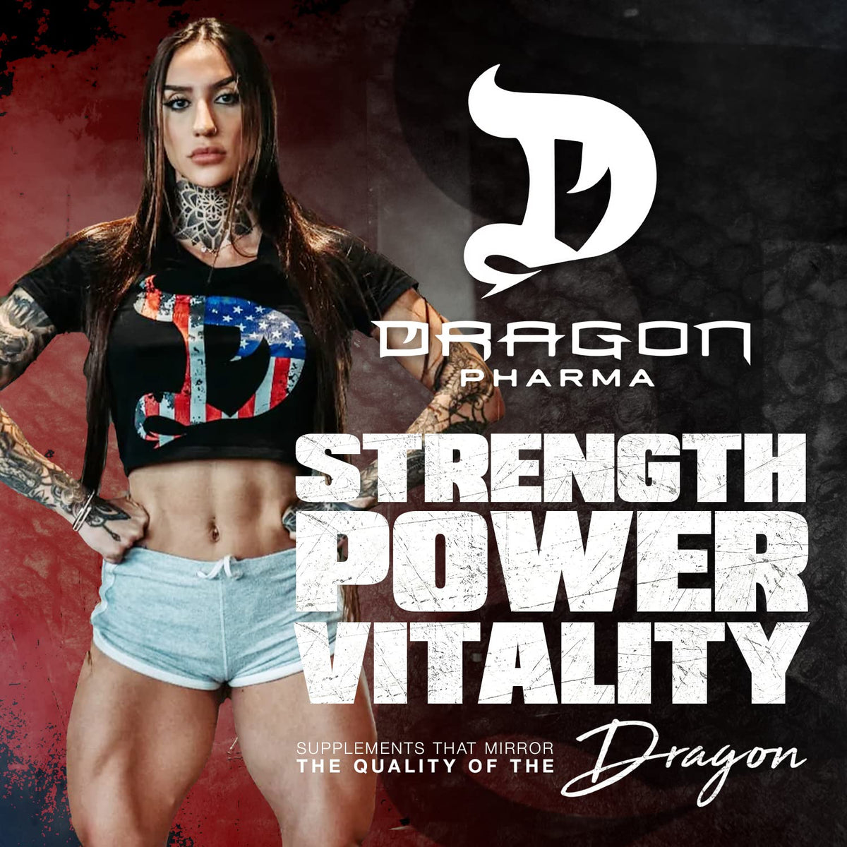 DRAGON PHARMA Venom Extreme Potency Pre-Workout, Laser Sharp Focus + Energy, Intense Performance, Proven Ingredients for Enhanced Vasodilation & Endurance (40 Servings, Watermelon)