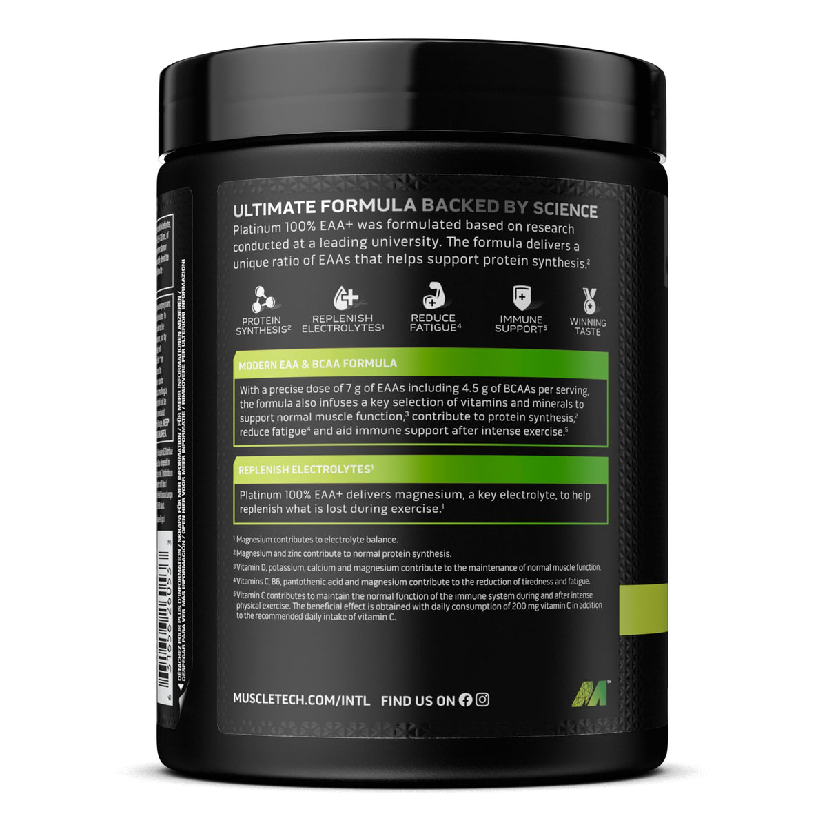 MuscleTech Platinum EAA Essential Amino Acids 30 Portionen Fruchtpunsch