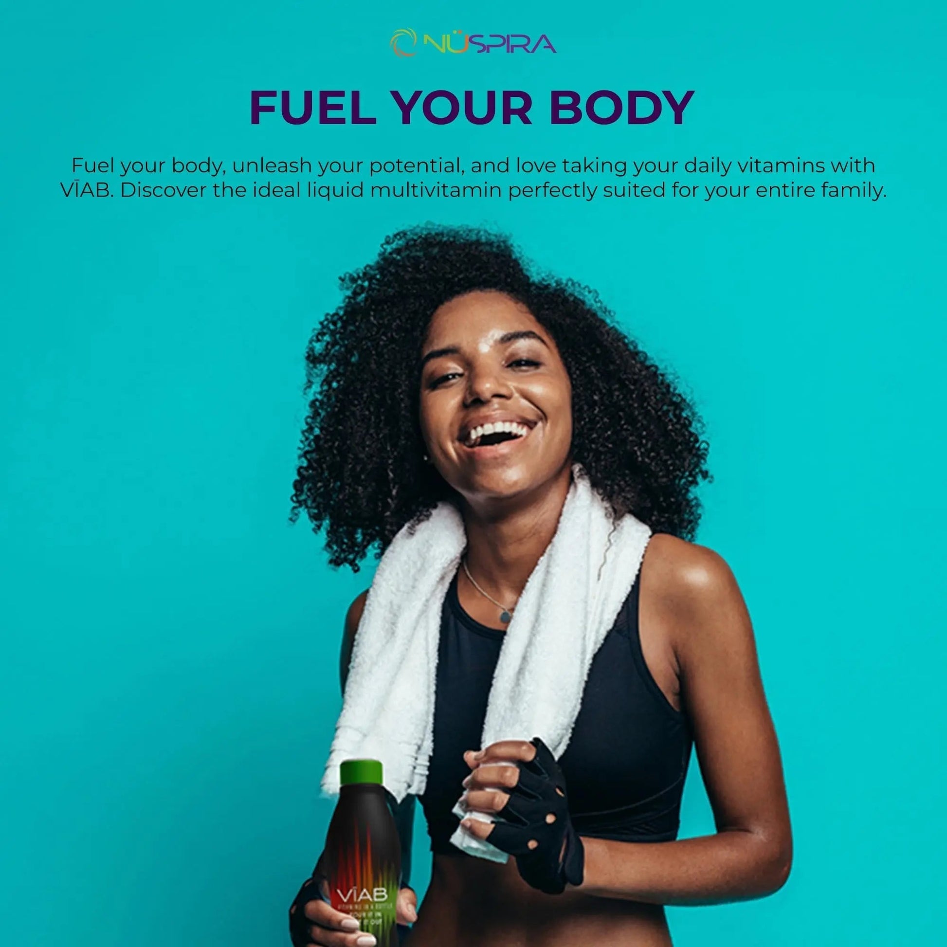 NüSpira - VĪAB Liquid Multi-Vitamin - Effortless Wellness for The Whole Family - Potent Blend of Vitamins & Minerals - Smooth Taste - 30oz NuSpiraBuy Supplements Australia
