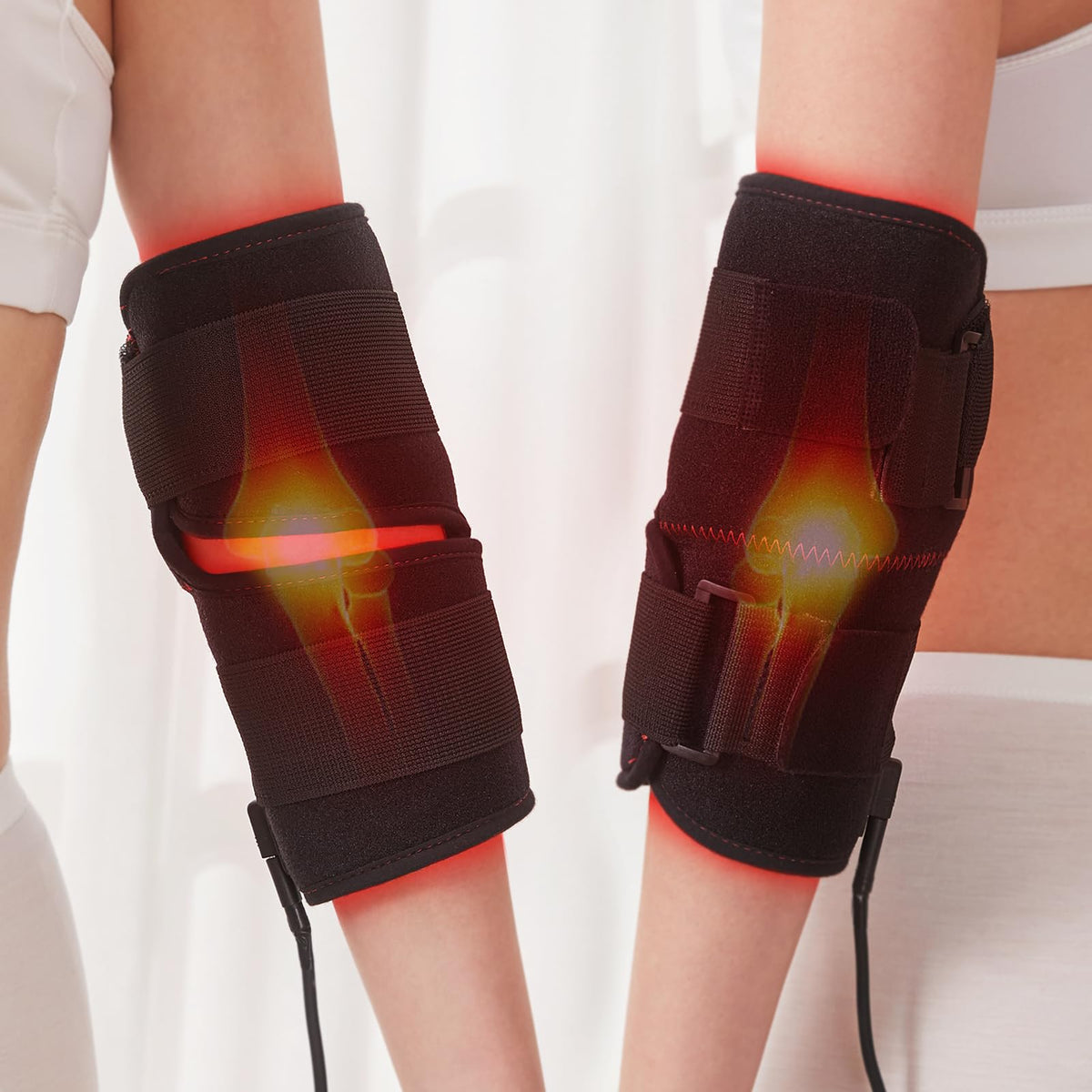 JOBYNA Red and I.nfrared L.ight T.herapy for Elbow Wrap, 850nm Near I.nfrared L.ight & 660nm