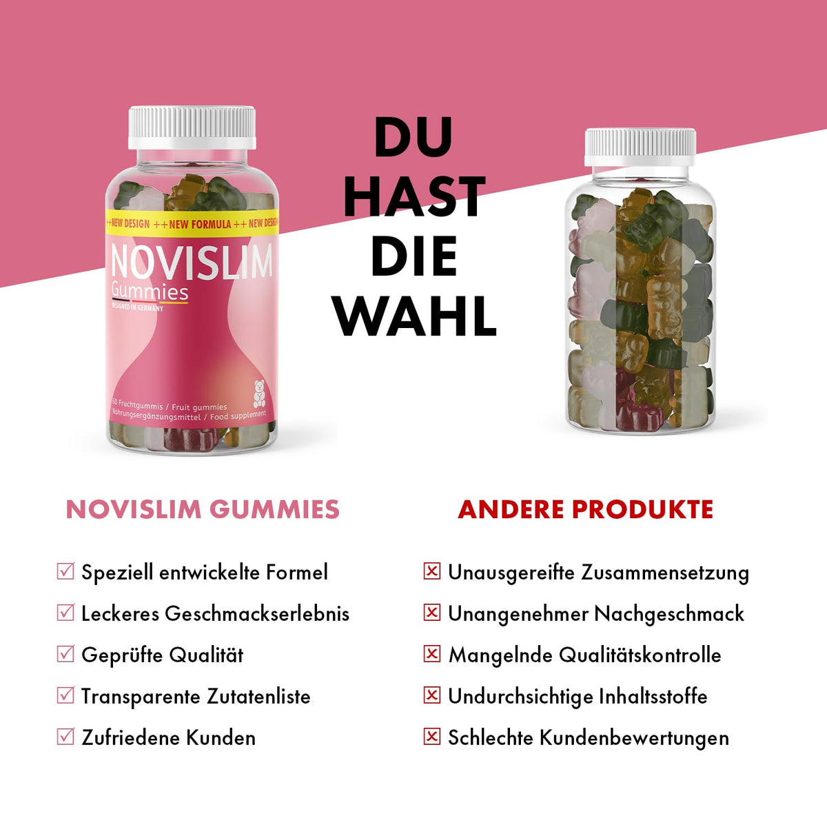Novislim Gummies | Your Enjoyable Support | in Large Maxi Tin | Contents 60 Gummies