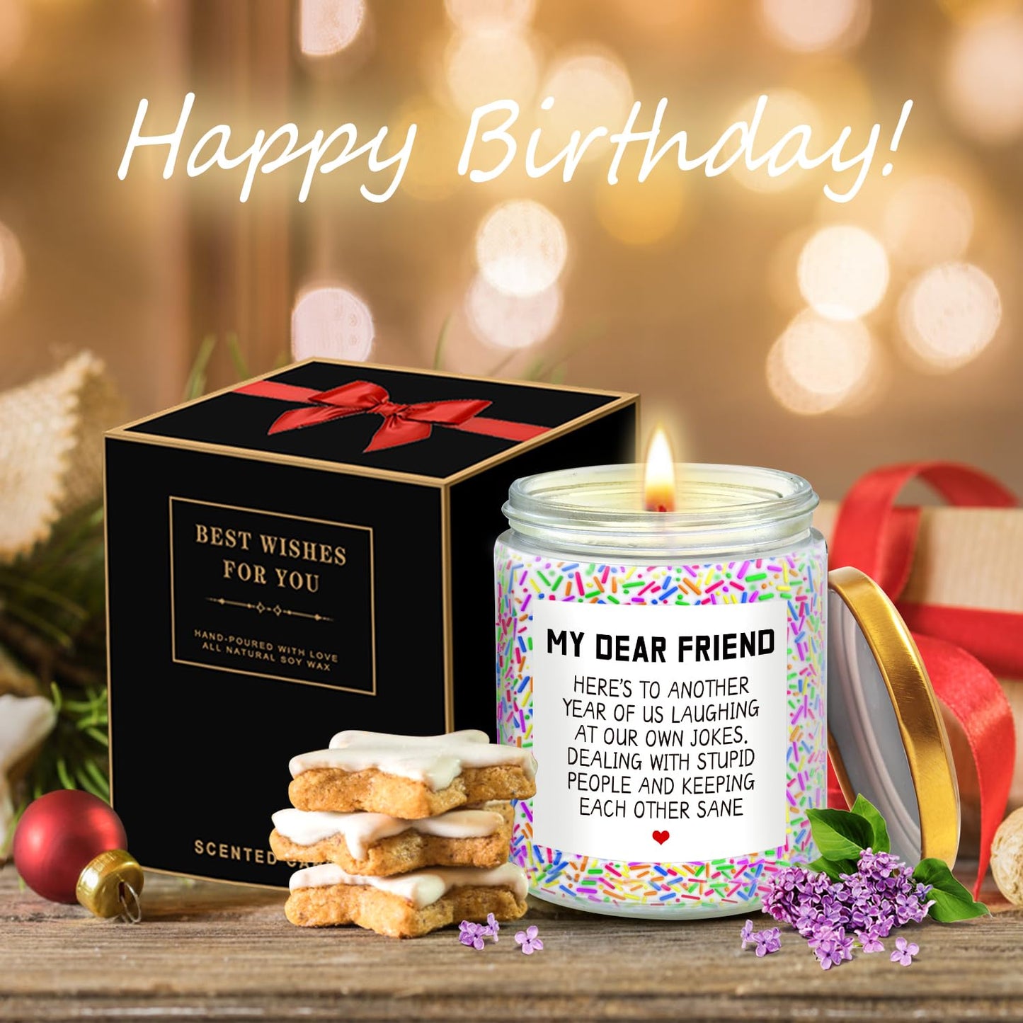 Birthday Gifts for Women, Happy Birthday Candle, Sister Birthday Gifts Ideas LOTICONABuy Supplements Australia