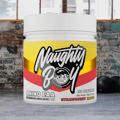 Naughty Boy Amino EAA Strawberry Mango 12oz