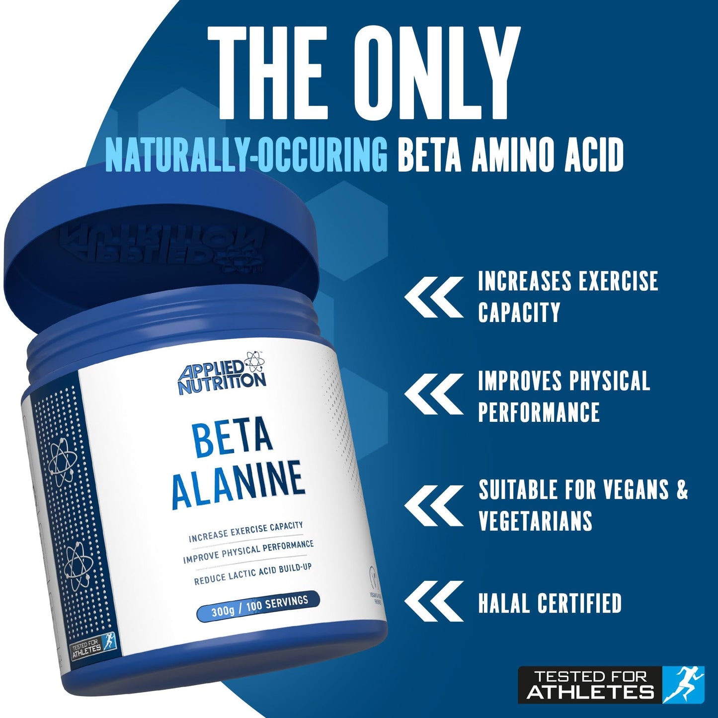 Applied Nutrition Beta Alanine (300g) Unflavoured | Amino acids - beta alanine