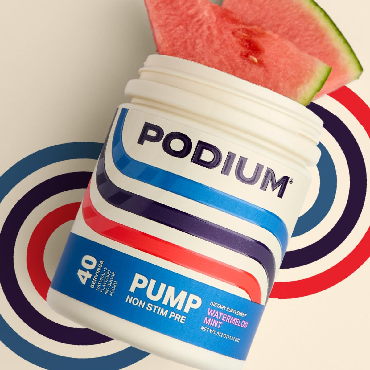 Podium Nutriton, Pump, Stimulant Free Pre-Workout, 40 Servings (Watermelon Mint)