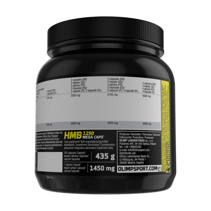 Buy ​Olimp HMB Mega Anticatabolic Supplement, 1250 Mg, 300 Capsules - OmniHealthRx Usa supplements