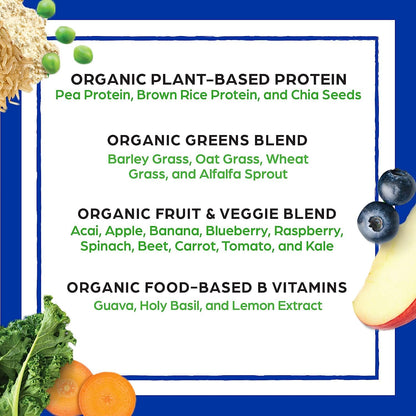 Orgain Organic Vegan Meal Replacement Protein Powder, Vanilla Bean - 20g Plant Based Protein OrgainBuy Supplements Australia