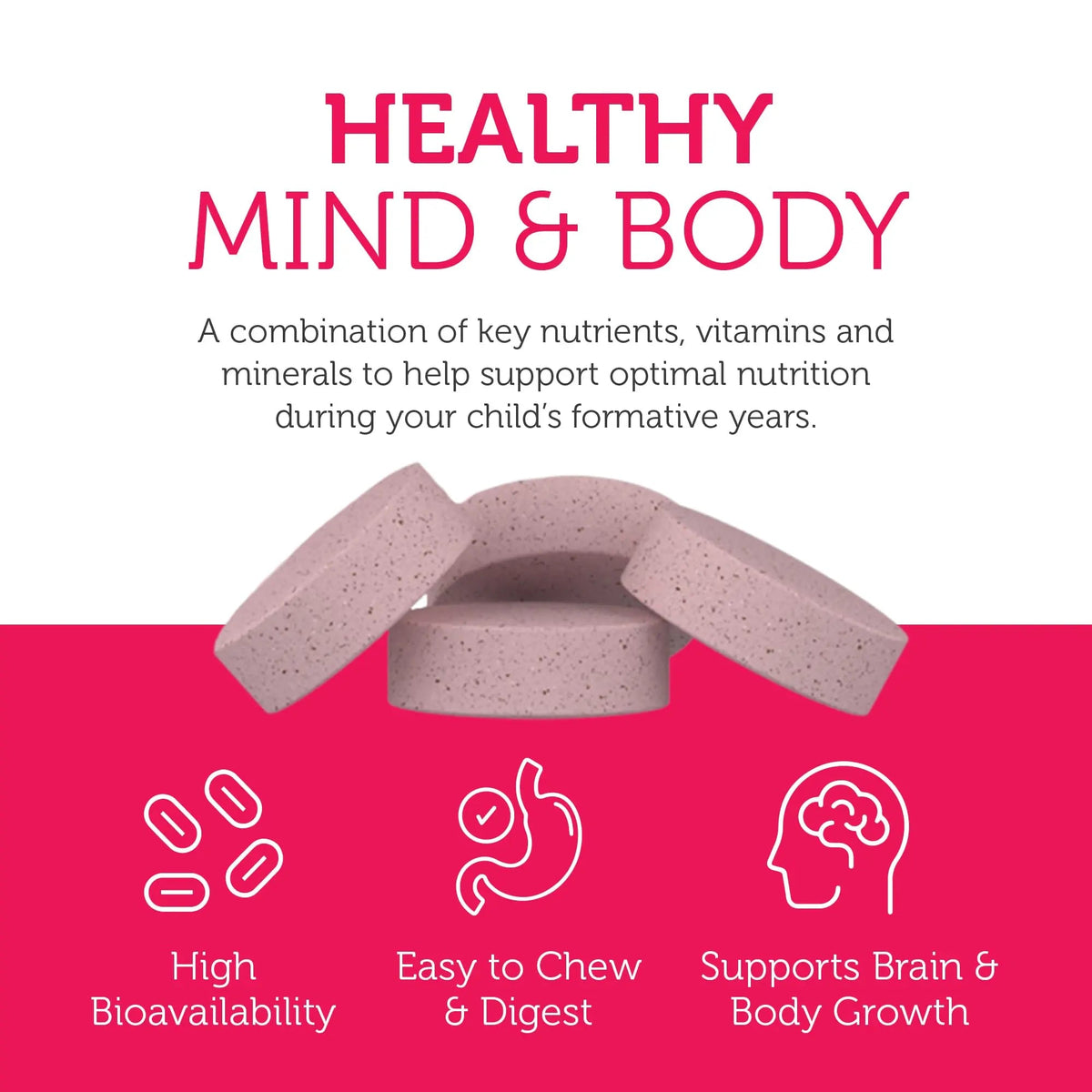 Zahler Kids Multivitamin Chewable Vitamin Tablet - Complete One Daily Vitamins Supplement - Contains 20+ Minerals ZahlerBuy Supplements Australia