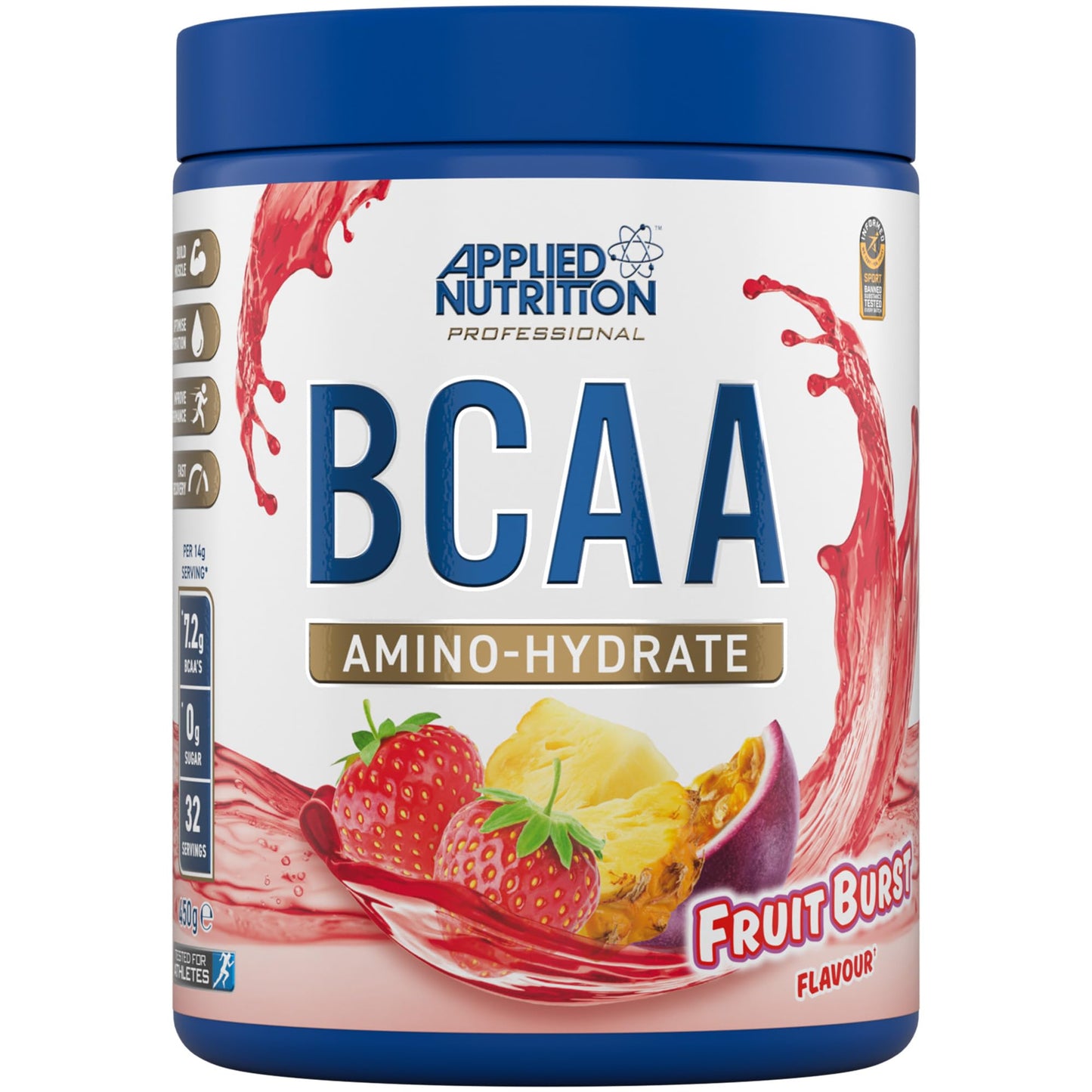 Applied Nutrition BCAA Powder - Dietary Supplement Bcaas - Branched Chain | Amino Acids, Amino Hydrate Intra Workout & Energy Drink Regeneration