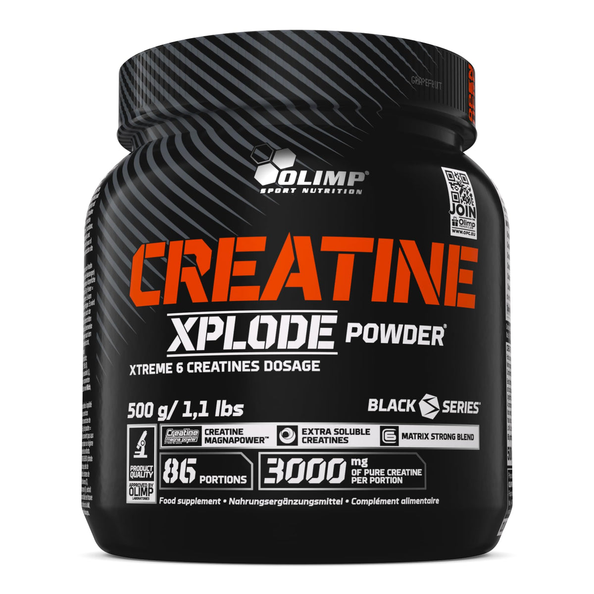 Olimp Creatine Xplode Powder Preworkout Supplement, Grapfruit Flavour