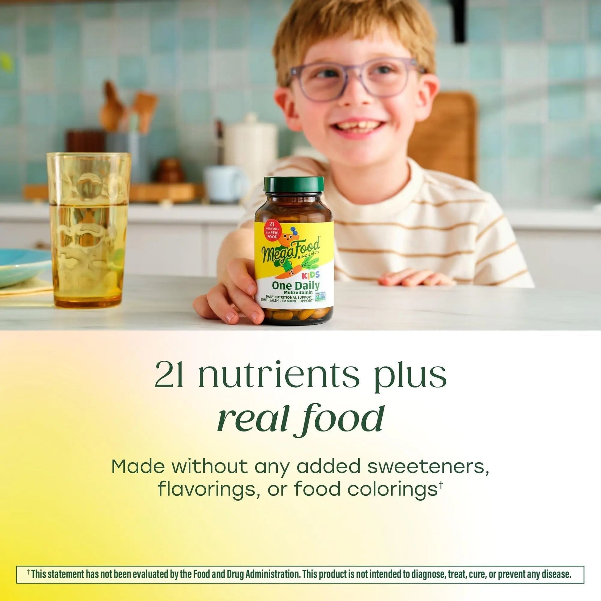 MegaFood Kids One Daily Multivitamin - Convenient Mini Multivitamin for Kids - with Zinc, Vitamins C, B & D MegaFoodBuy Supplements Australia
