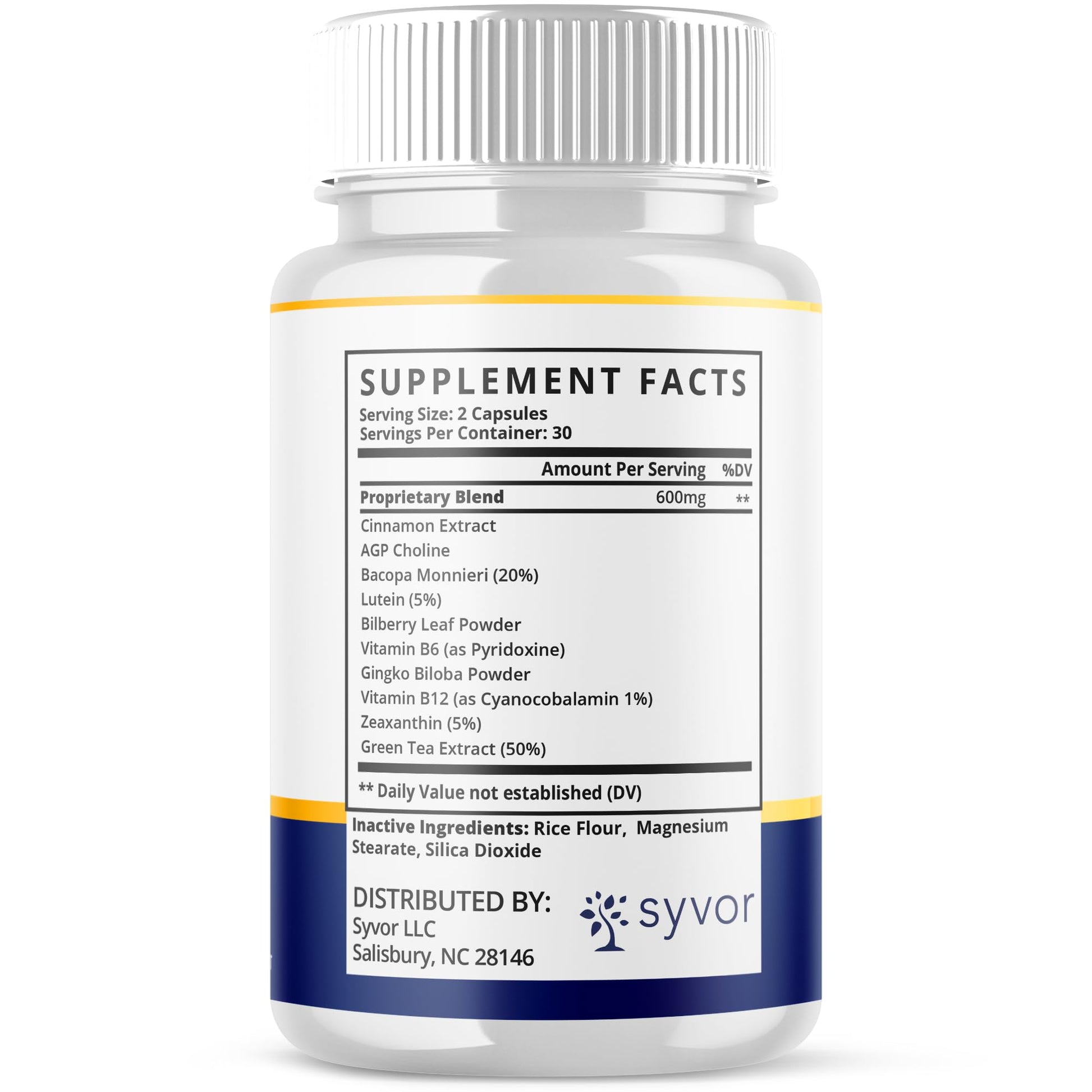 (2 Pack) Brain Defender Supplement Pills, Official Brain Defender Advanced Formula Nootropic Capsules, All Natural Health and Wellness Support Formula Maximum Strength Braindefender (120 Capsules) SyvorBuy Supplements Australia