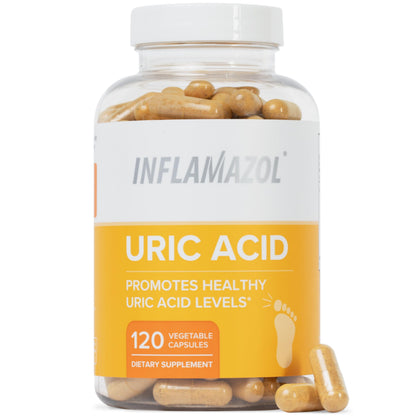 Inflamazol Uric Acid Cleanse – Premium Uric Acid Flush with Tart Cherry, Turmeric & Celery Seed for Joint & Uric Acid Support – Joint Supplements for Men & Women – 120 Capsules InflamazolBuy Supplements Australia