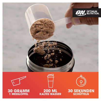Optimum Nutrition Gold Standard Whey Protein Powder Muscle Building Supplements With Glutamine and Amino Acids, Cookies and Cream, 29 Servings, 900g