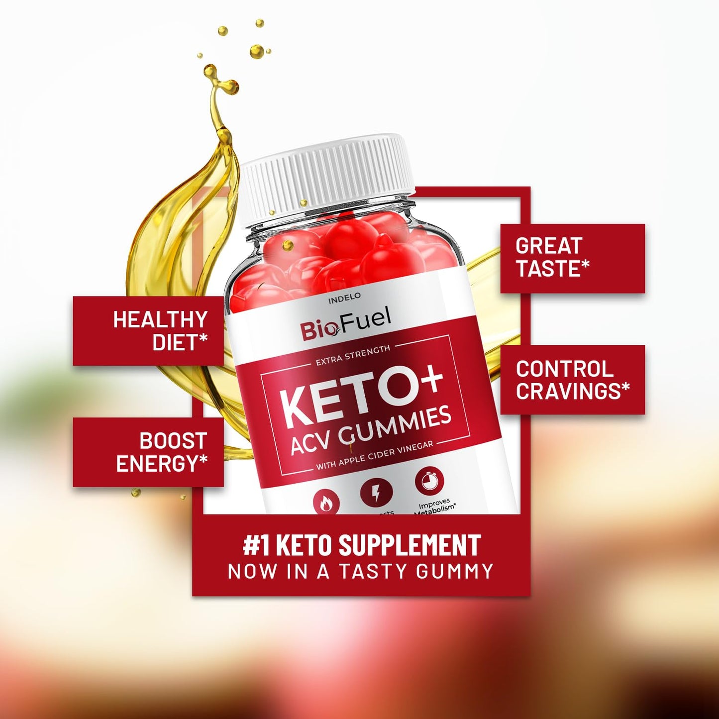 (3 Pack) Bio Fuel Keto ACV Gummies - Advanced Formula BioFuel Keto Plus ACV Gummies Apple Cider Vinegar Bio Fuel ACV, Weight Management Gummies Dietary Supplement Reviews Men Women (180 Gummies) IndeloBuy Supplements Australia