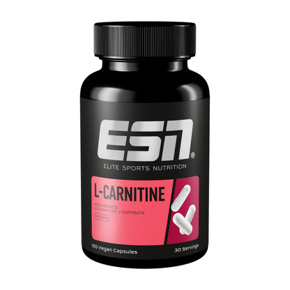 ESN L-Carnitine Caps, 120 Capsules | 3000 mg L-carnitine L-tartrate per serving, vegan