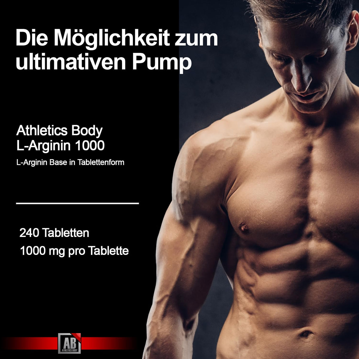 L Arginine 6000 - per serving 6000 mg arginine - per tablet 1000 mg arginine - 240 pieces - premium grade