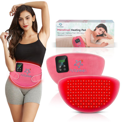Red Light Therapy Belt Pad: Near Infrared Lamp Pain Relief 156 LEDs Wrap Body Heating Pads