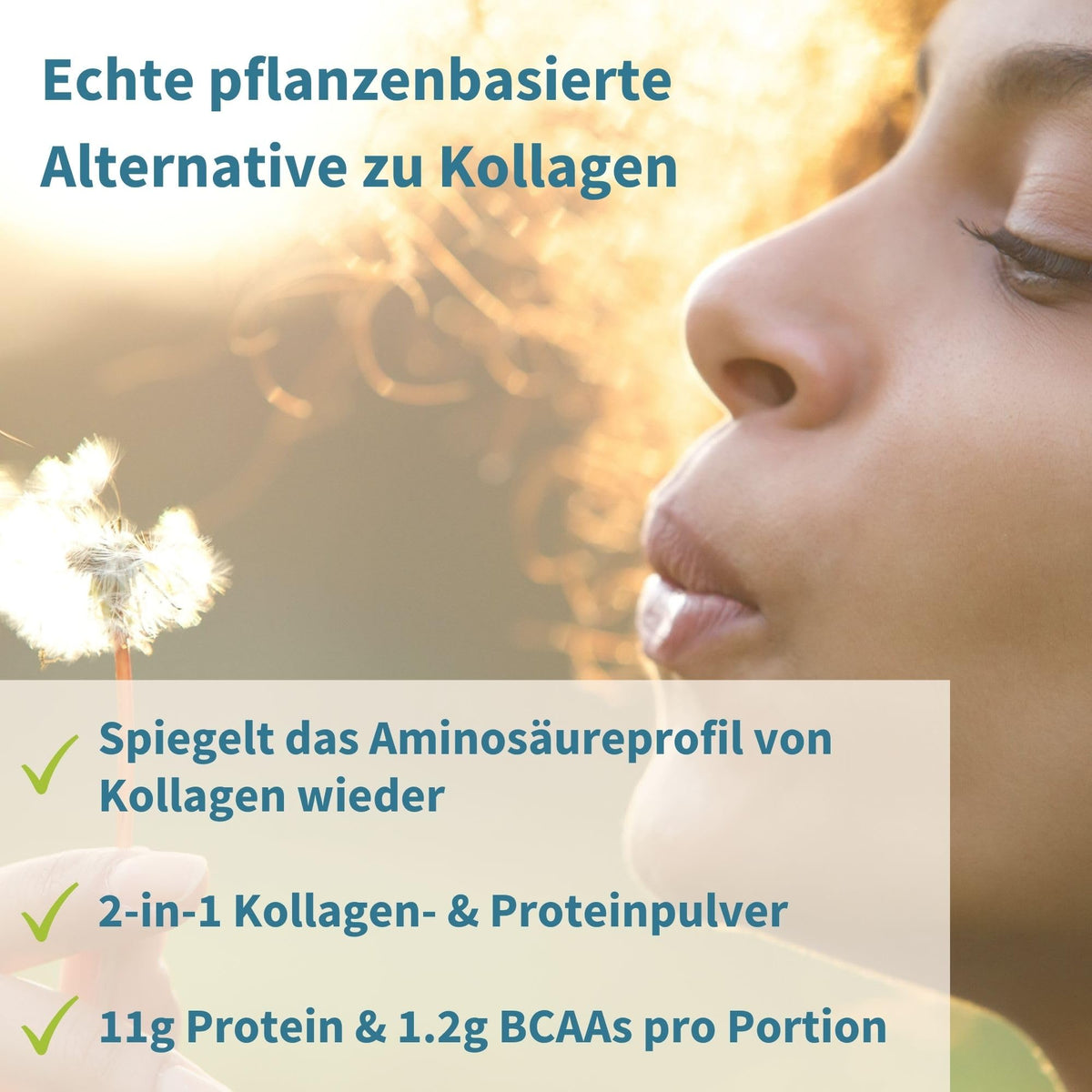 Igennus Collagen Powder Vegan with Vitamin C, Vegetable Peptide Collagen with 21 Amino Acids and 80% Protein Protein, No Additives, 500 g