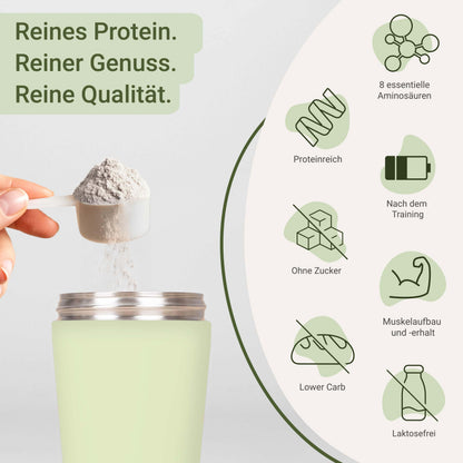 for you Whey Protein Isolate Vanilla Lemon Curd 600 g - 97% Protein, Whey Protein from Pasture Milk - Lactose Free, Soy Free - Creamy Protein Shake - Contains All Essential Amino Acids