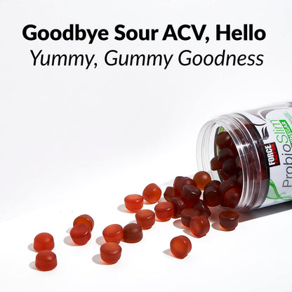 FORCE FACTOR ProbioSlim Apple Cider Vinegar Gummies, 3-Pack, with Organic Apple Force FactorBuy Supplements Australia