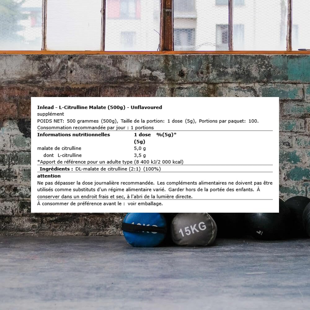 Inlead L-Citrulline Malate (500g) Unflavoured