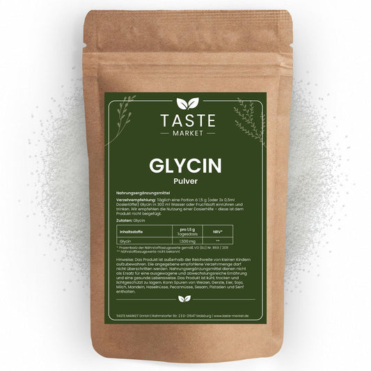 Buy ​100g Glycine Powder - Amino Acid - 100% Pure Powder without Additives - Glycine - OmniHealthRx Usa supplements