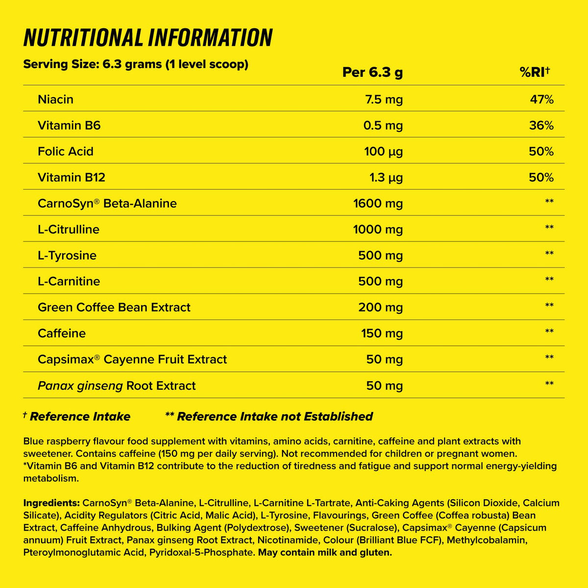 C4 Ripped - Pre-Workout Booster - Icy Blue Raspberry (Raspberry) | Drink Powder for Energy Drink | 150 mg Caffeine + Beta-Alanine + Green Coffee Bean Extract | 30 Servings