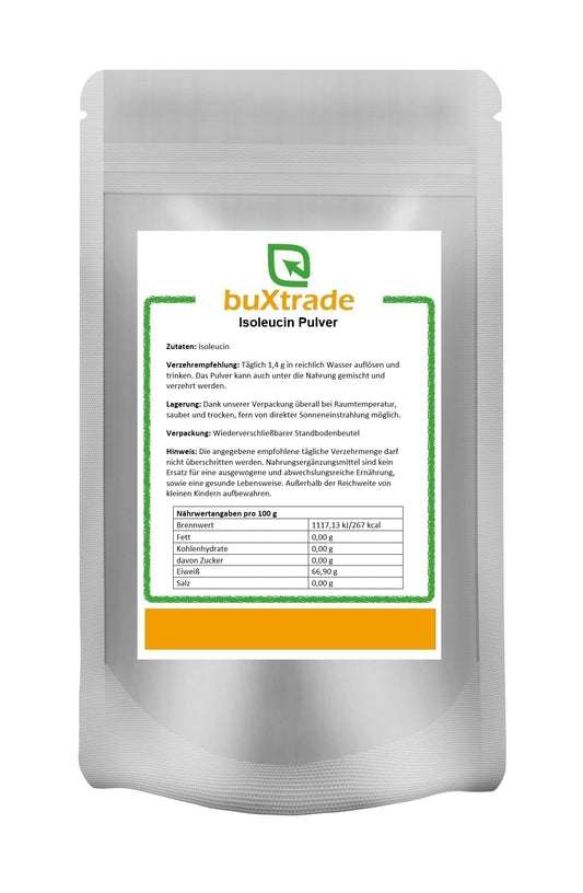 Buy ​1 kg Isoleucine Powder Vegan L-Isoleucine Powder Buxtrade - OmniHealthRx Usa supplements