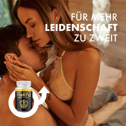 Titan Rise Premium Capsules | With High-Quality Ingredients | For the Active Man | Contents 60 Capsules