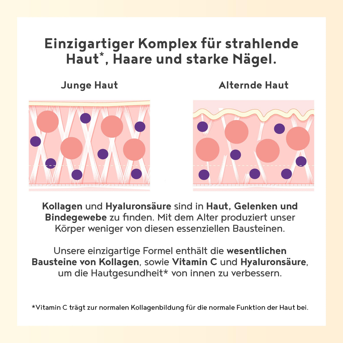 Vegan Collagen Powder + Hyaluronic Acid [400g] Vegetable Alternative to Collagen Hydrolysate, with 13 Amino Acids and Vitamin C from Camu, Tasteless, Made in Germany Alpha Foods