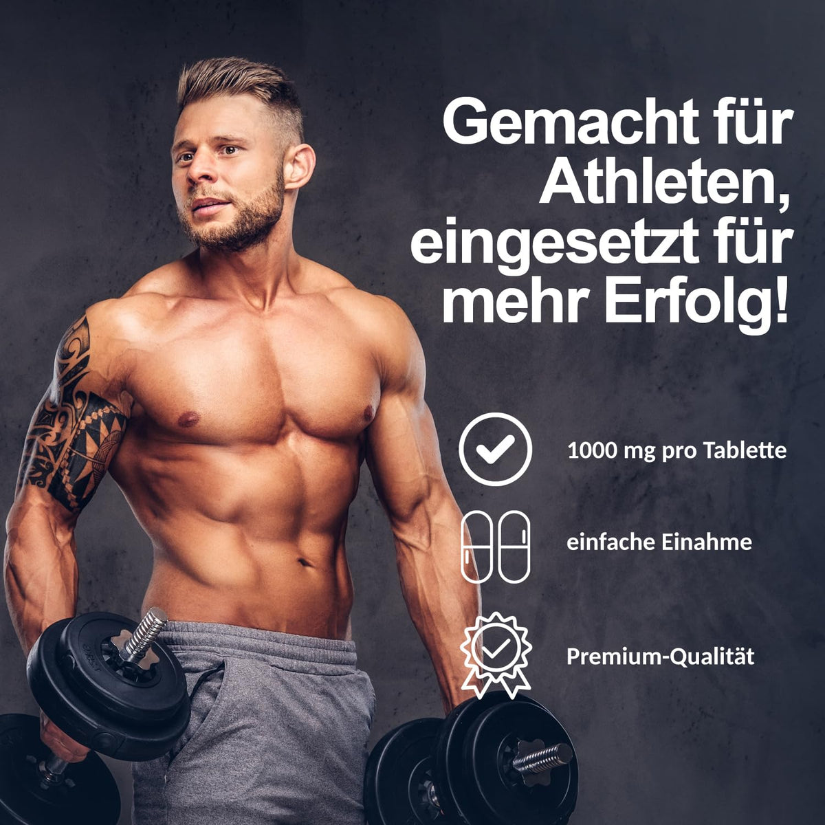 L Arginine 6000 - per serving 6000 mg arginine - per tablet 1000 mg arginine - 240 pieces - premium grade