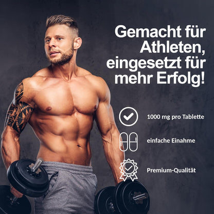 L Arginine 6000 - per serving 6000 mg arginine - per tablet 1000 mg arginine - 240 pieces - premium grade