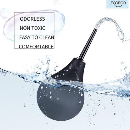 Enema Bulb 7.6oz Douche Enema Kit Includes 4 Nozzles for Women & Men Black with Storage Bag FOOFOOBuy Supplements Australia
