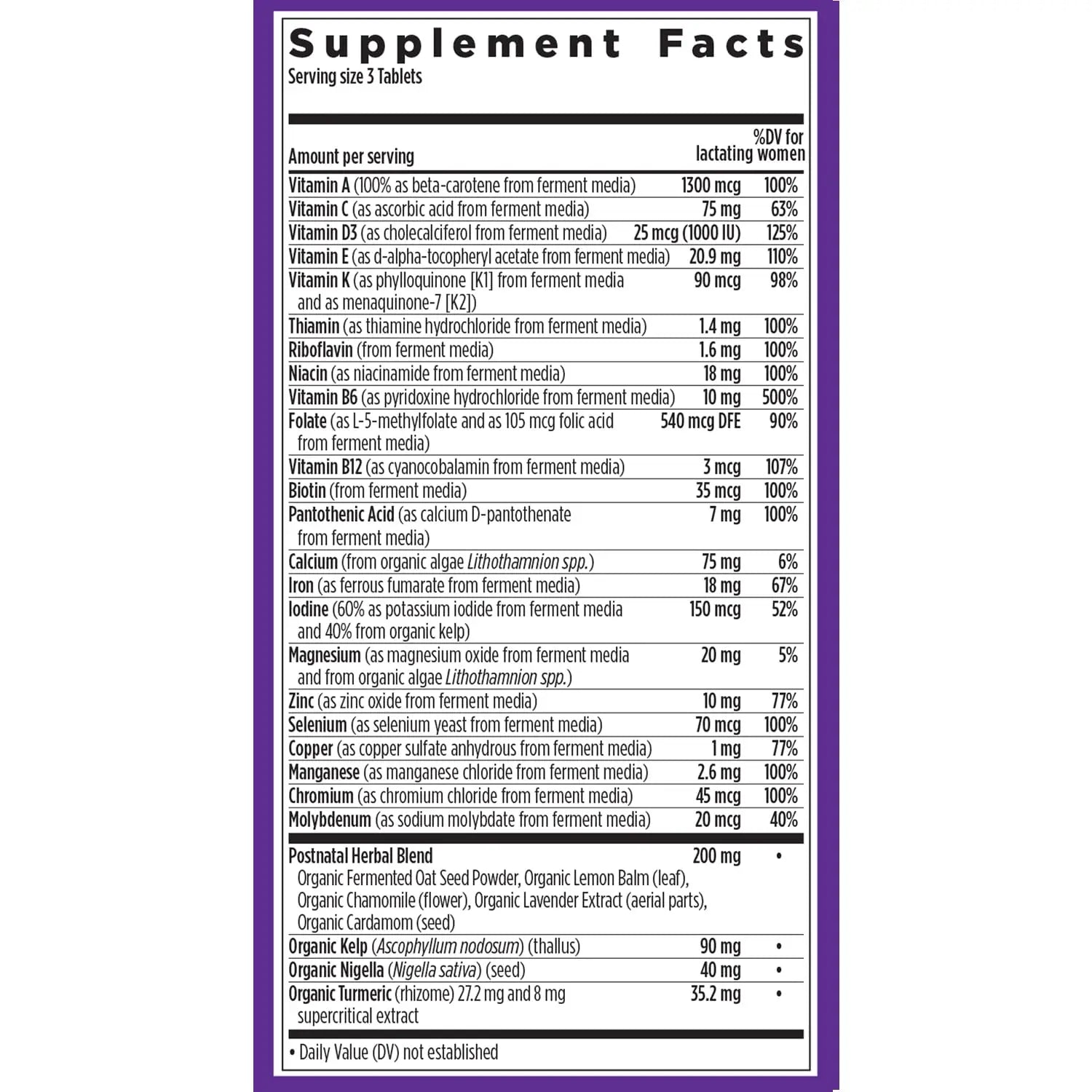 New Chapter, Postnatal Vitamins Lactation Supplement, Complete Multivitamin with Fermented Vitamin D3 + B Vitamins New ChapterBuy Supplements Australia
