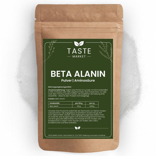 200 g Beta Alanine, Pure Powder without Additives, 99% Purity, Beta Alanine Amino Acid, Workout Booster