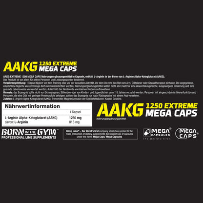 Olimp AAKG Extreme Mega Capsules - Pack of 120 Capsules