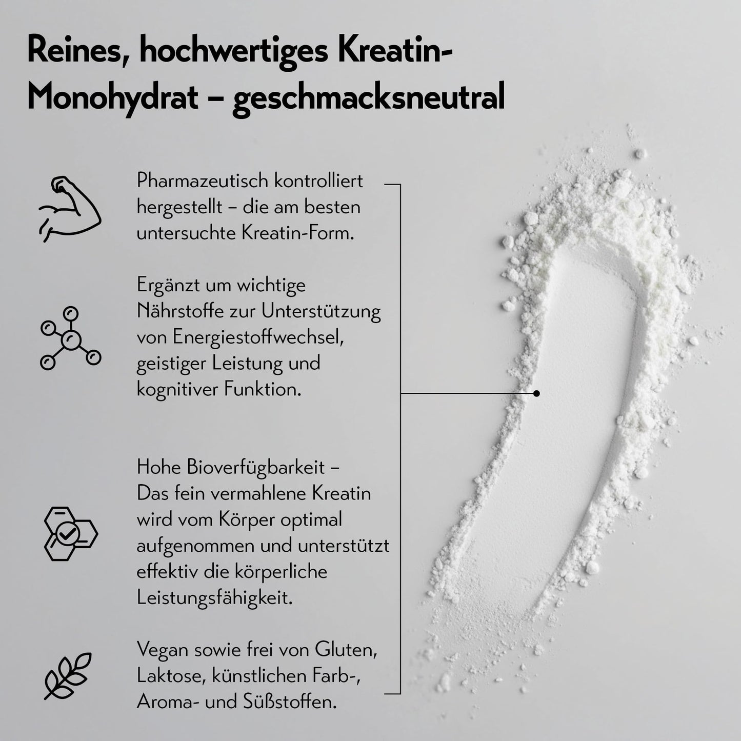 pureSGP® Creatine Monohydrate Powder [360g] - Premium Creatine in Pharmacy Quality from Germany for Performance & Everyday Use - Tasteless, High Bioavailability