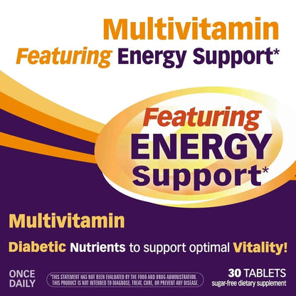 Nature's Way alpha betic, Diabetic Multivitamin for Daily Nutritional Support, with B-Vitamins for Energy Metabolism Support Nature's WayBuy Supplements Australia