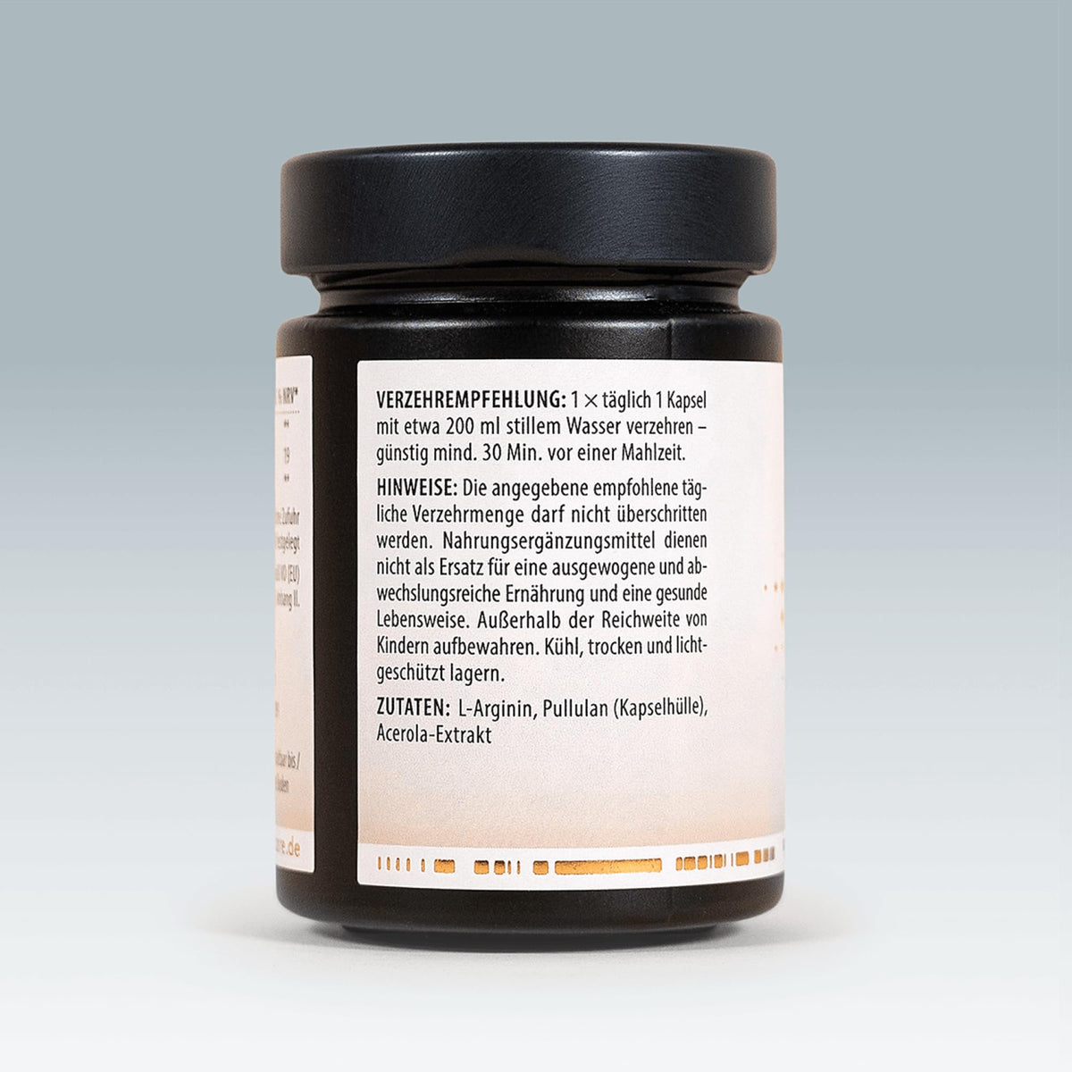 MITOcare L Arginine - L-Arginine Capsules High Dose - Cell Protection Complex for Oxidative Stress + Vitamin C - Vegan & No Additives - 3 Month Pack with 90 Capsules