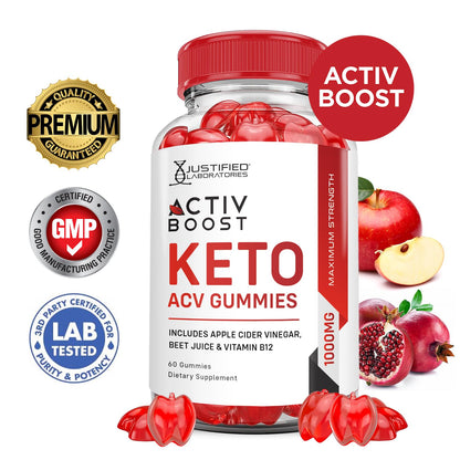 (10 Pack) Activboost Keto ACV Gummies Advanced Formula 1000MG Active Boost Keto Justified LaboratoriesBuy Supplements Australia