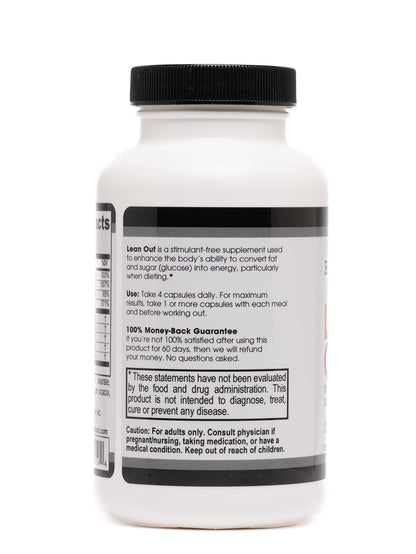 Beverly International Lean Out 120 caps. Fat Burner with Metabolic Support. Lipotropics. Beverly InternationalBuy Supplements Australia