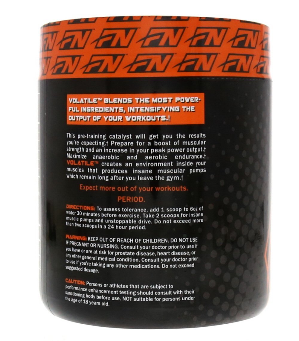 Formutech Nutrition Volatile Pre Workout, Cherry Lemonade, w/2 Forms of Creatine for Insane Muscle Pumps and Building Lean Muscle Mass 32 Servings