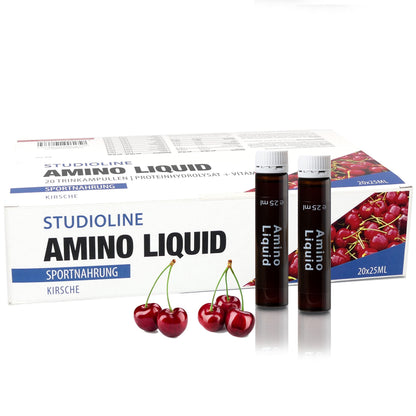 Amino Liquid 20 Ampoules of 25 ml Amino Acids, BCAA, EAA - Perfect for All Sports
