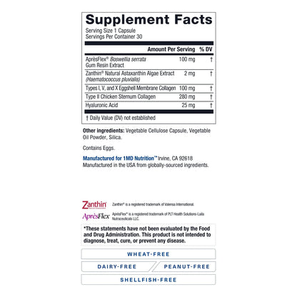 1MD Nutrition MoveMD - Joint Health Supplement - Doctor Formulated | with Collagen, Astaxanthin, and More | 30 Capsules (3-Pack) 1MD NutritionBuy Supplements Australia
