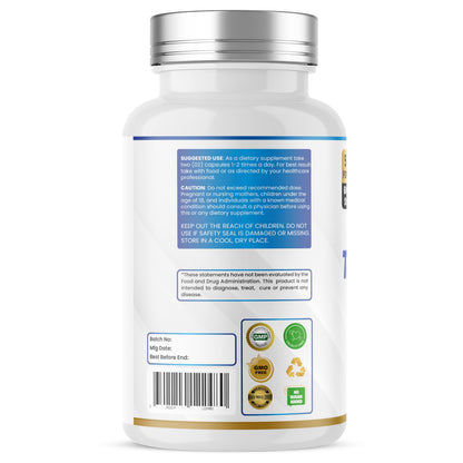 Humming Herbs Tributyrin Complex — 850 mg per Serving (95% Pure, yielding 731 mg Butyrate) with L-Glutamine, Zinc L-Carnosine, FOS & Probiotic Blend (180) Humming HerbsBuy Supplements Australia