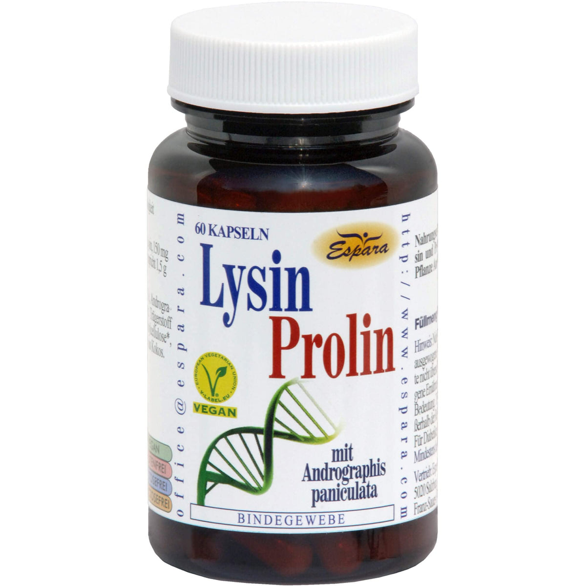 Lysine Proline with Andrographis Paniculata Capsules, Pack of 60 Capsules