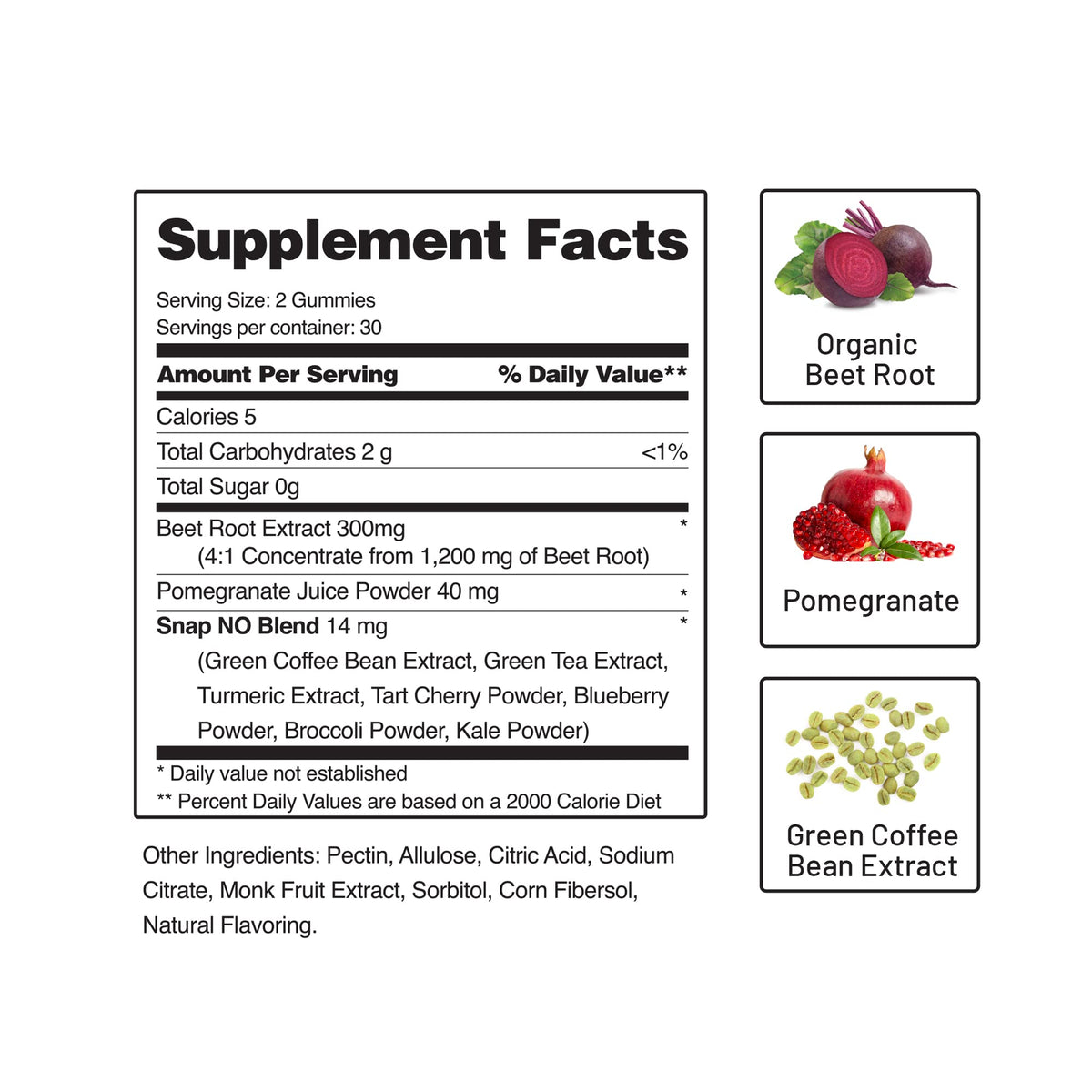 Snap Supplements Nitric Oxide Gummies and Energy Capsules
