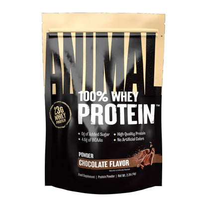 Animal 100% Whey Protein Powder – Whey Blend for Pre- or Post-Workout, Recovery or an Anytime Protein Boost– Low Sugar – Chocolate, 1 kg