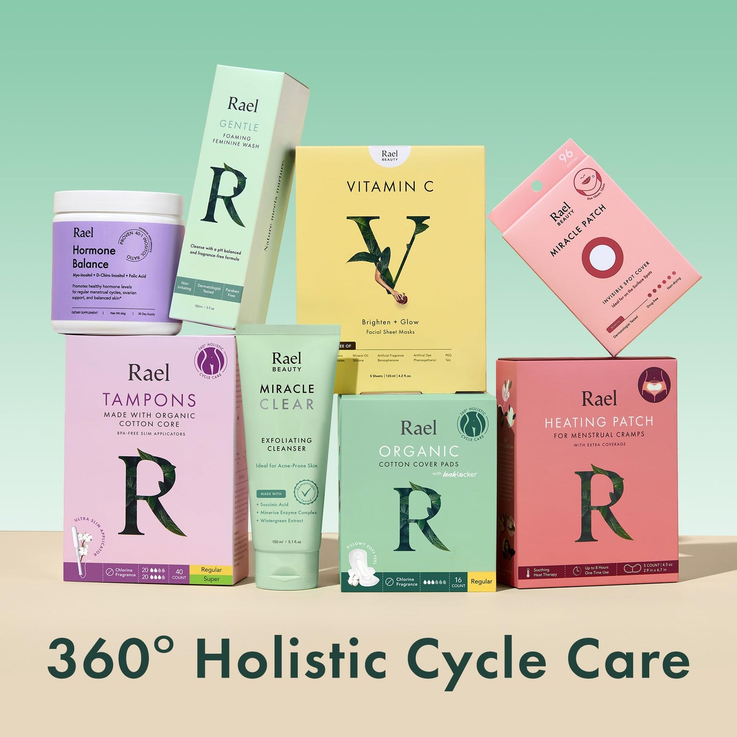 Rael Pads for Women, Organic Cotton Cover - Period Pads with Wings, Sanitary Napkins, Heavy RaelBuy Supplements Australia
